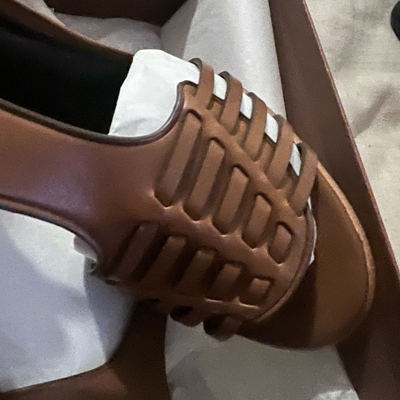 Coach Brown Leather Heels - Picture 6 of 6